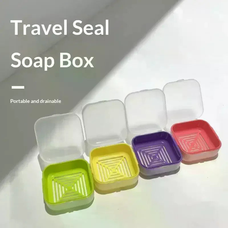 Travel Mini Soap Box – Portable Leak-Proof Soap Case Travel Soap Box SPOT