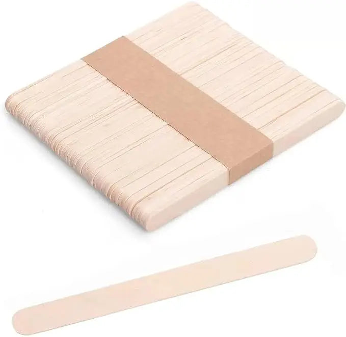 Stainless Steel Popsicle Molds with Rack & Wooden Sticks Popsicle Mold Set SPOT 100 Sticks with Pack