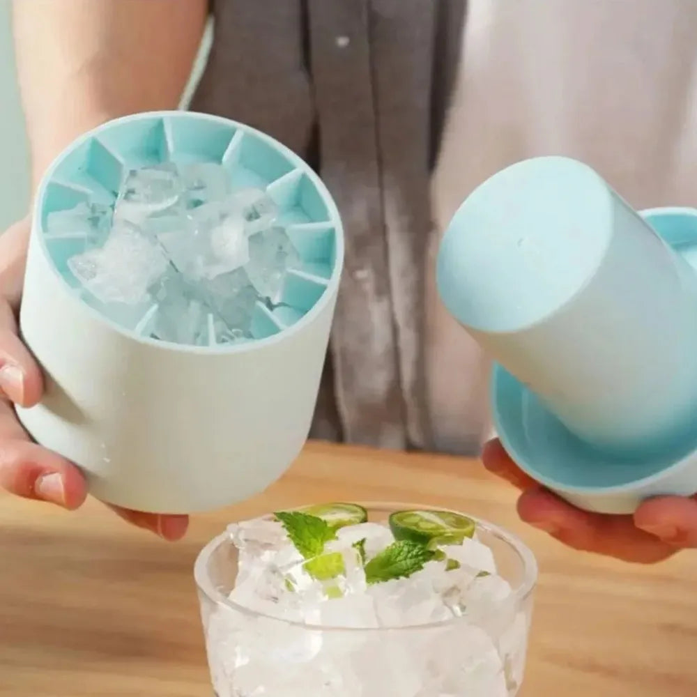 Silicone Round Ice Cube Mold – DIY Mini Ice Maker for Home Bar Ice Cube Mold SPOT