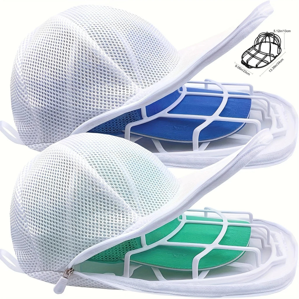 Hat Washer Cage with Mesh Bag – Baseball Cap Shape Protector Hat Washer Cage SPOT