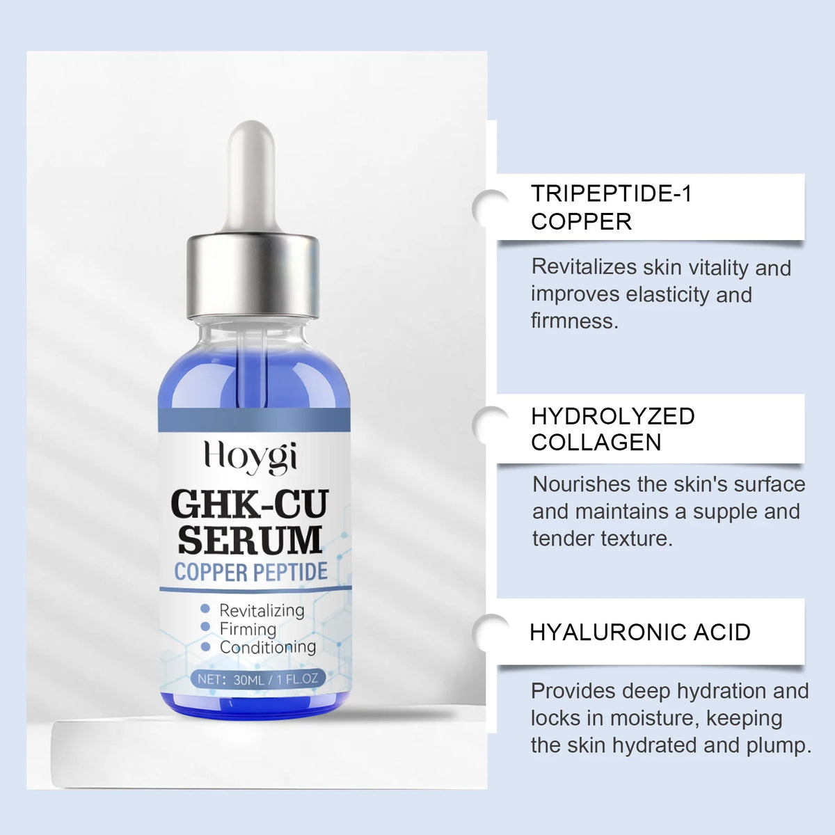 Hoygi Copper Peptide Face Serum – Firming & Hydrating Face Serum SPOT