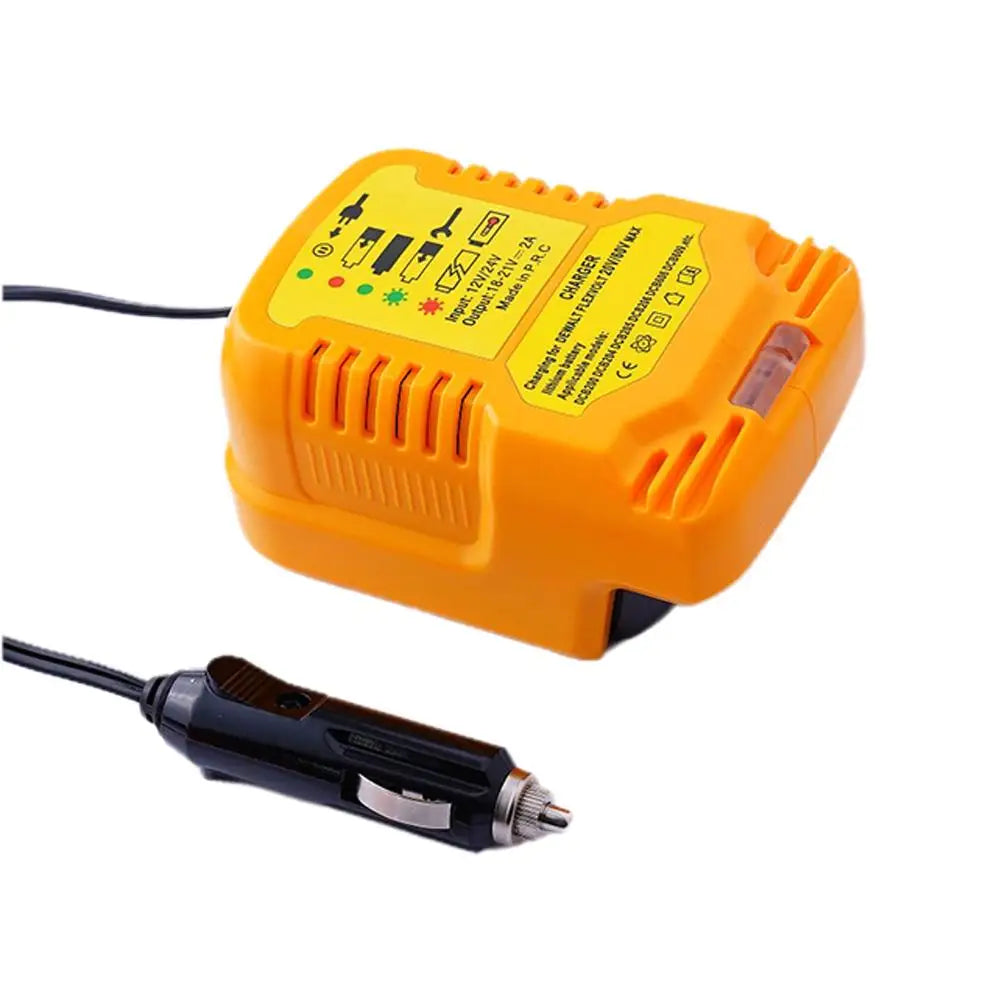 Portable Car Charger for Makita DeWalt Milwaukee 18V–20V Battery Power Tool Charger SPOT