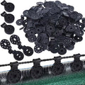 50-Pack Heavy Duty Shade Cloth Clips for Greenhouse & Fence Garden Netting Clips SPOT 50pcs G1019