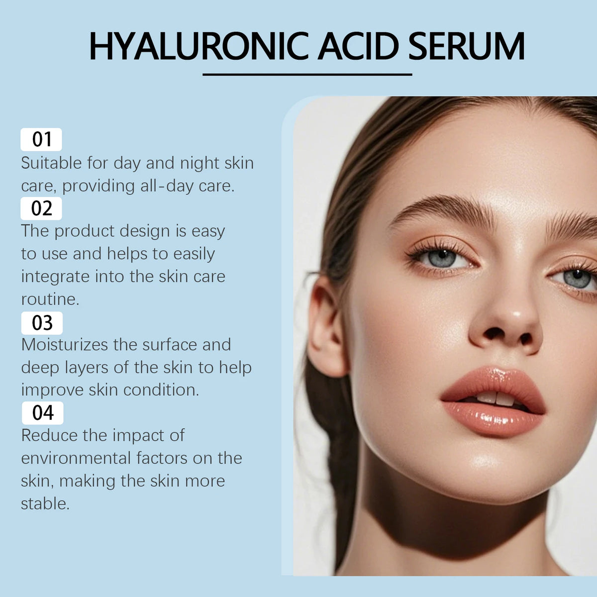 Hoygi Hyaluronic Acid Facial Serum – Firming & Moisturizing Facial Serum SPOT