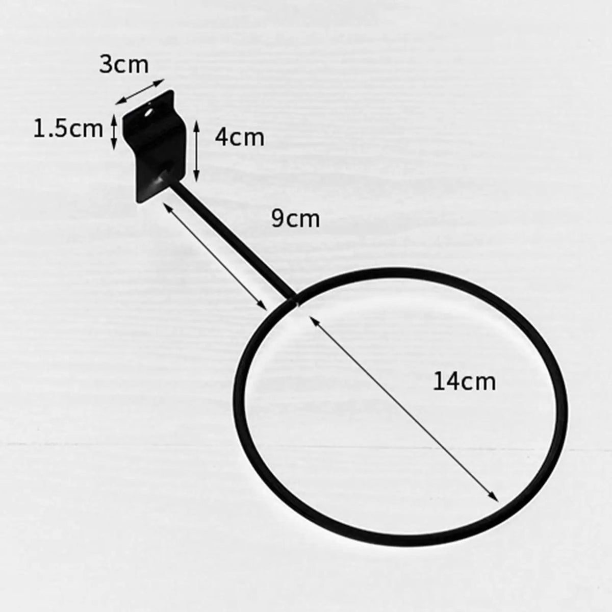 Wall-Mounted Metal Ball Holder Rack – Sports Ball & Hat Storage Ball Holder Rack SPOT