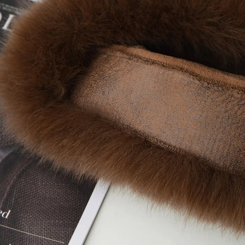 Women's Fluffy Plush Fur Beanie – Thick Warm Winter Hat Winter Fur Beanie SPOT