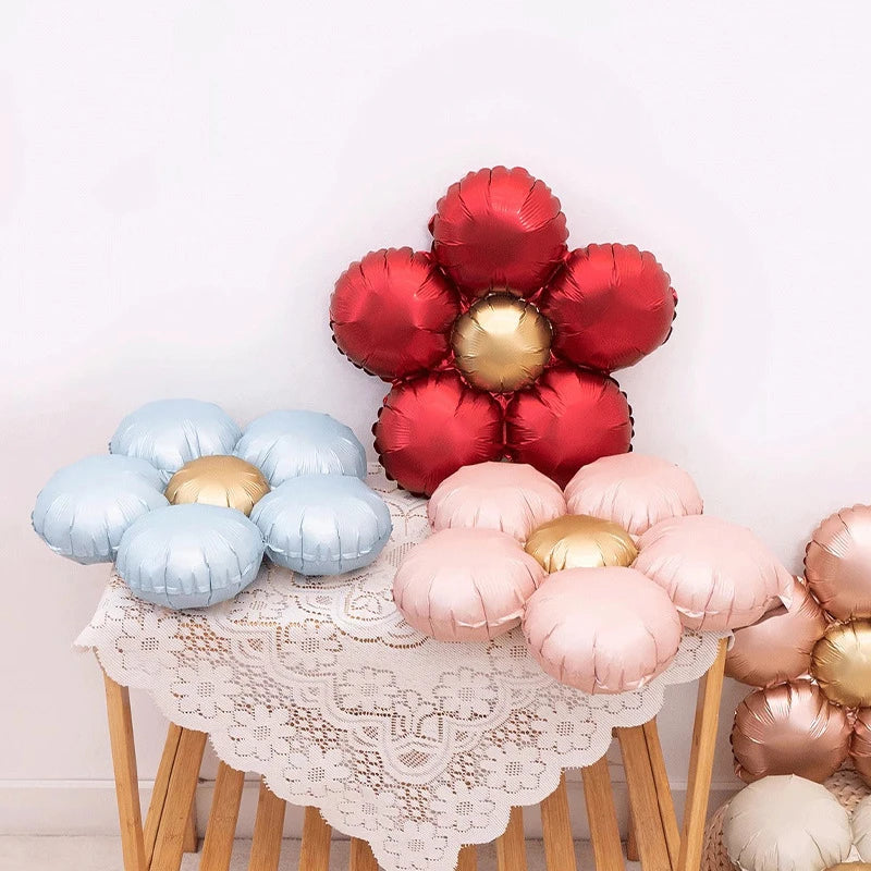 Matte Flower Foil Balloon – Birthday, Wedding & Baby Shower Party Foil Balloon SPOT
