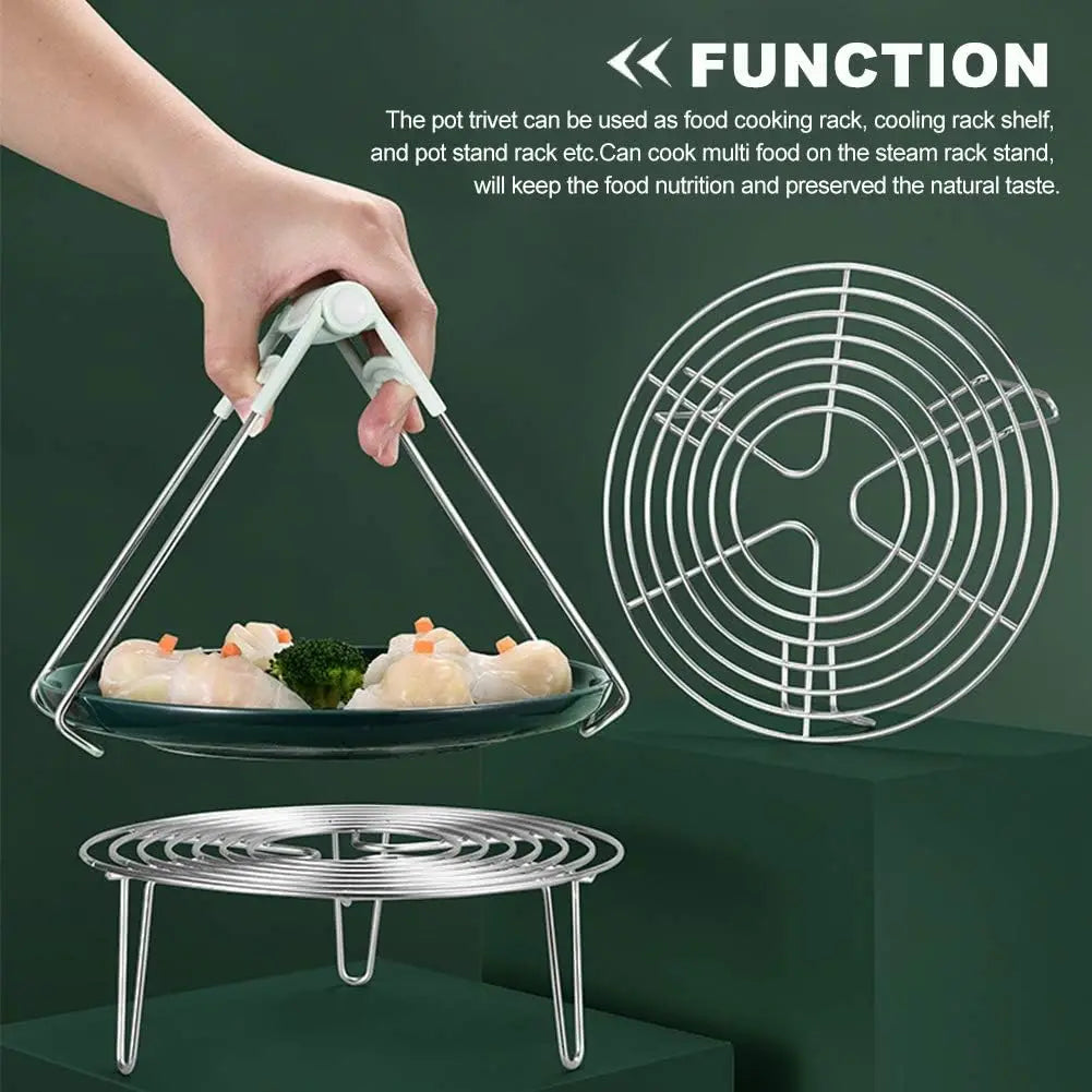 Stainless Steel Steaming Rack – Steam Tray for Pressure Cooker Steaming Rack SPOT