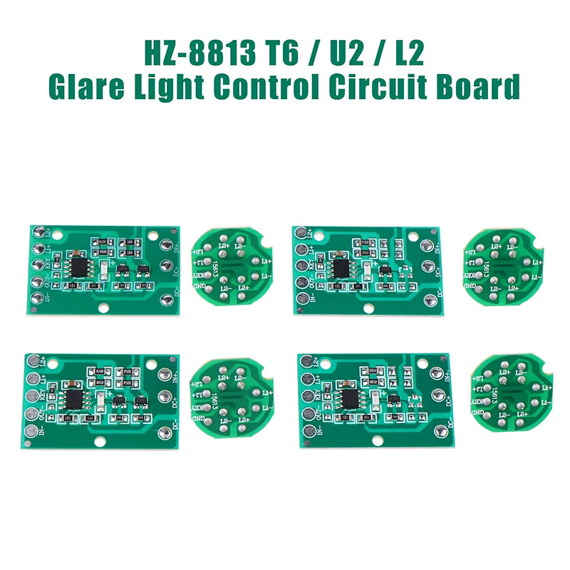HZ-8813 Flashlight Driver Board PCB – T6/U2/L2 3 & 5 Mode Flashlight Driver Board SPOT
