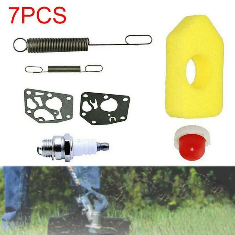 Carburetor Gasket Kit for Briggs & Stratton 691859 692211 – 7 Pc Lawn Mower Repair Kit SPOT