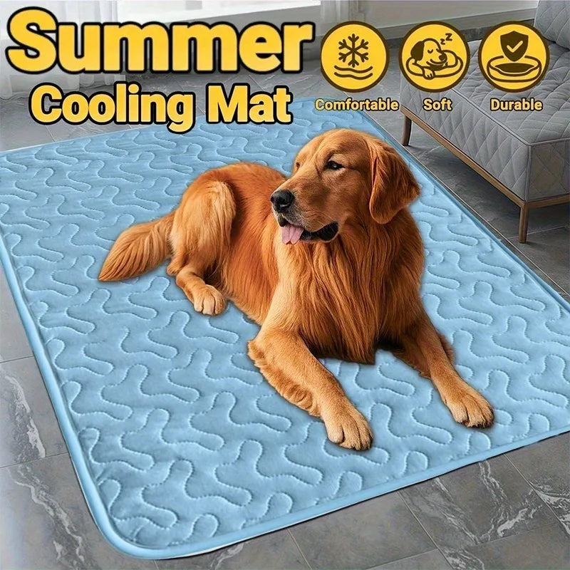 KEMORELA Dog Cooling Mat – Lightweight Summer Pet Pad Dog Cooling Mat SPOT