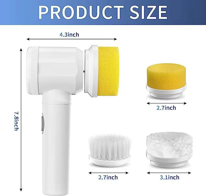 Cordless Electric Spin Scrubber – Kitchen & Bathroom Brush Electric Scrub Brush SPOT