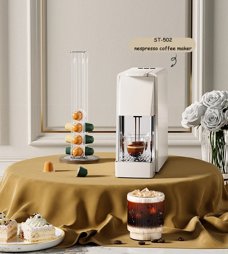 Stelang Single-Cup Capsule Coffee Maker – 19 Bar Espresso Capsule Espresso Machine SPOT