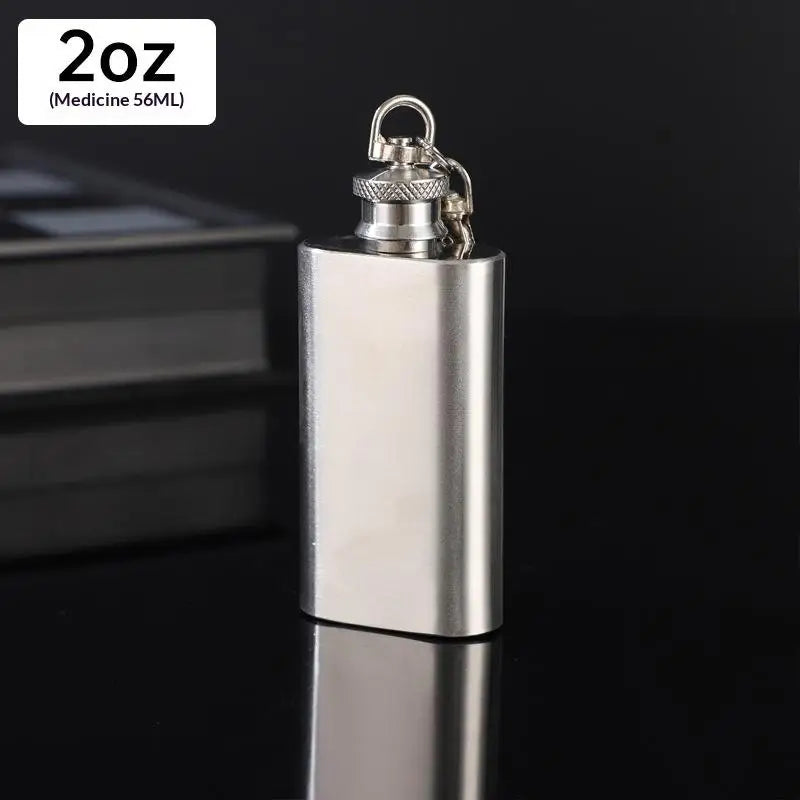 Stainless Steel Hip Flask with Funnel Cap – 1–8 Oz Sizes Hip Flask SPOT