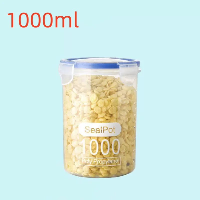 Transparent Sealed Food Storage Jar – Large Moisture-Proof Container Food Storage Container SPOT 1000ml