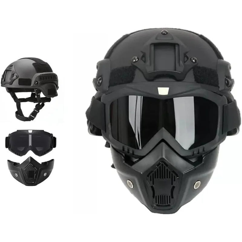 Tactical Full Face MICH Helmet – Goggles & NVG Bracket Tactical Helmet SPOT