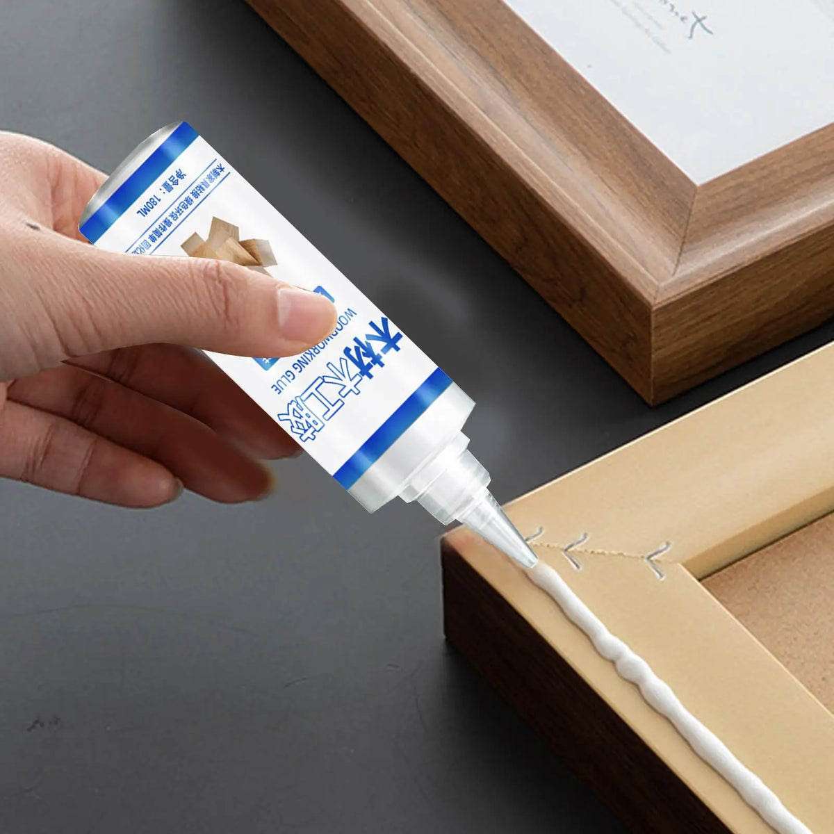 180ml Transparent Wood Glue – Strong Carpenter Adhesive Wood Glue Adhesive SPOT