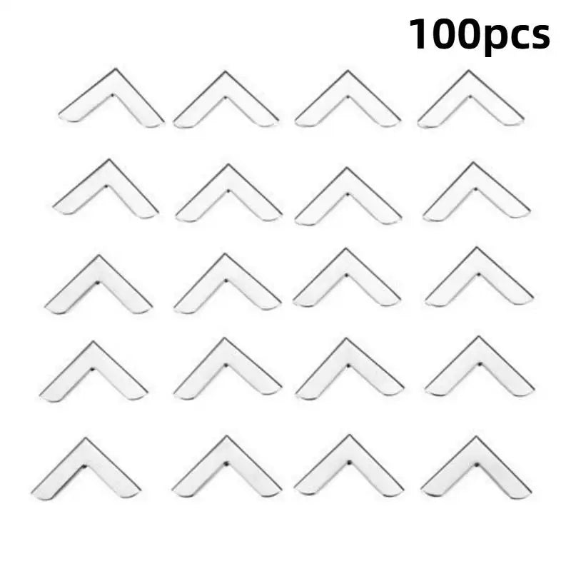 Metal Corner Protectors for Scrapbook & Photo Album – 100/300pk Craft Corner Guards SPOT A2