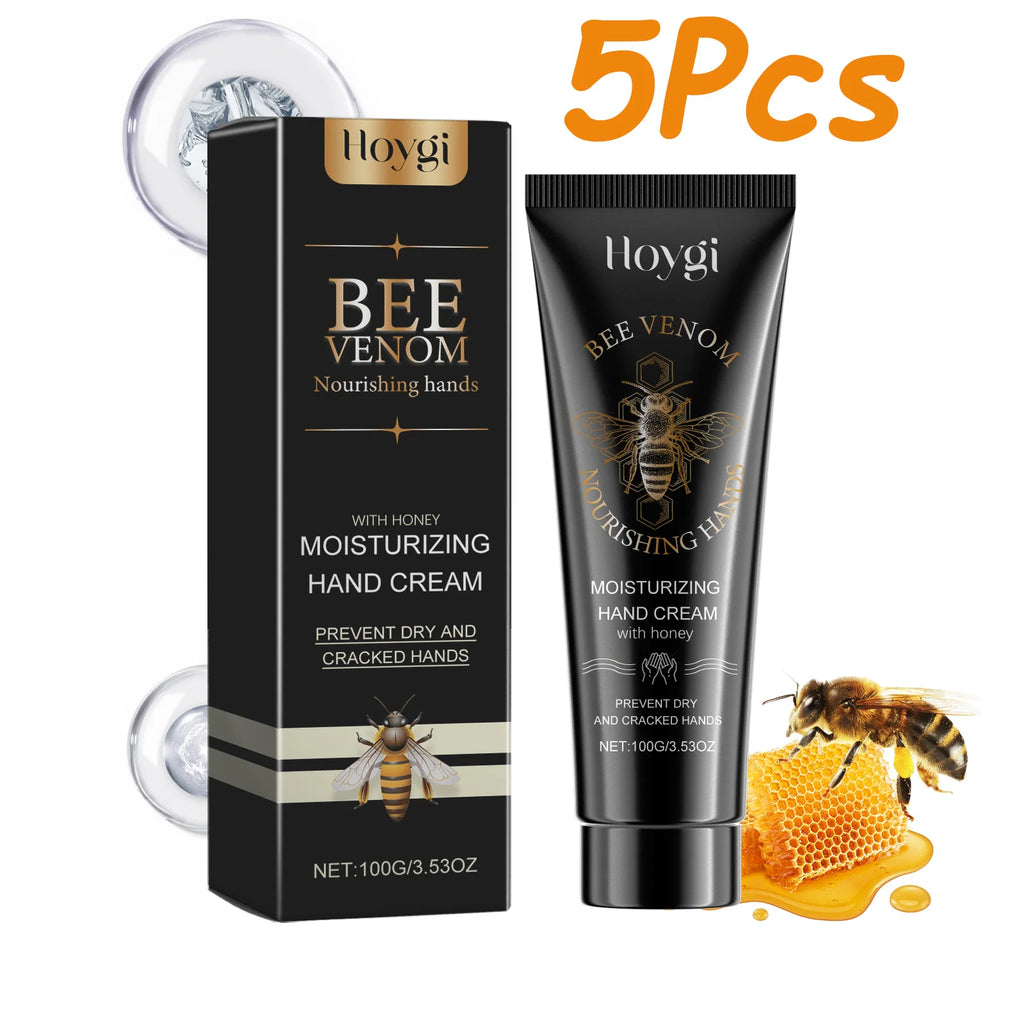 Hoygi Bee Venom Hand Cream – Moisturizing & Nourishing 100g Hand Cream SPOT 5Pcs
