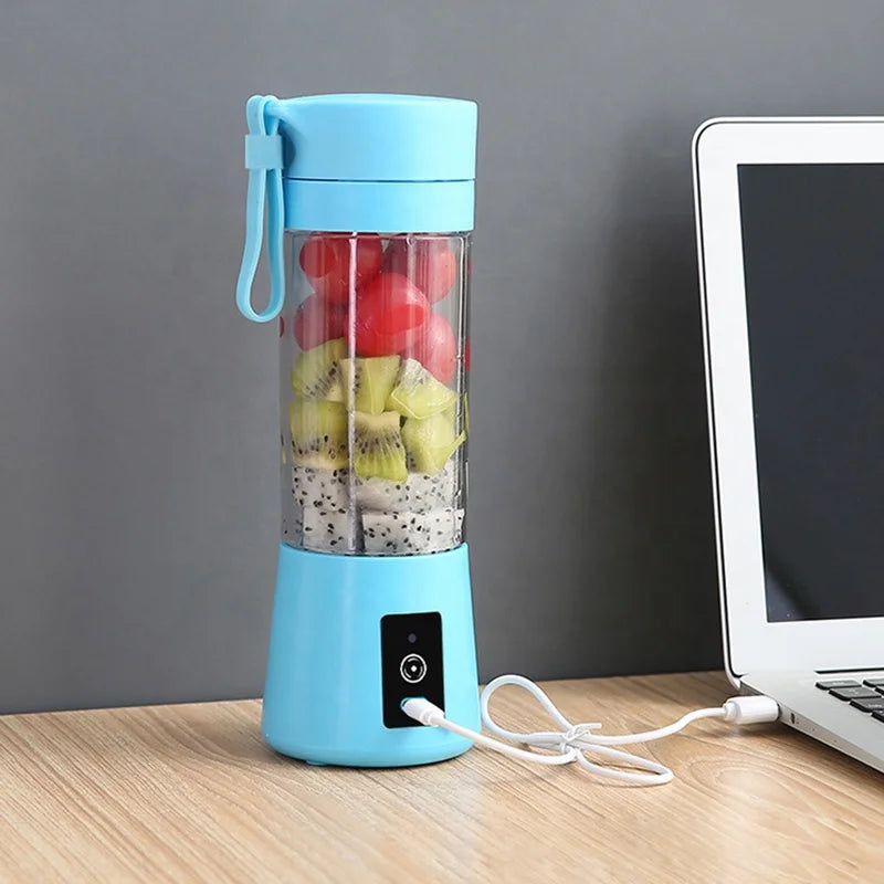 380ML Portable USB Juicer Blender Cup – 6-Blade Rechargeable Portable Juicer Blender SPOT