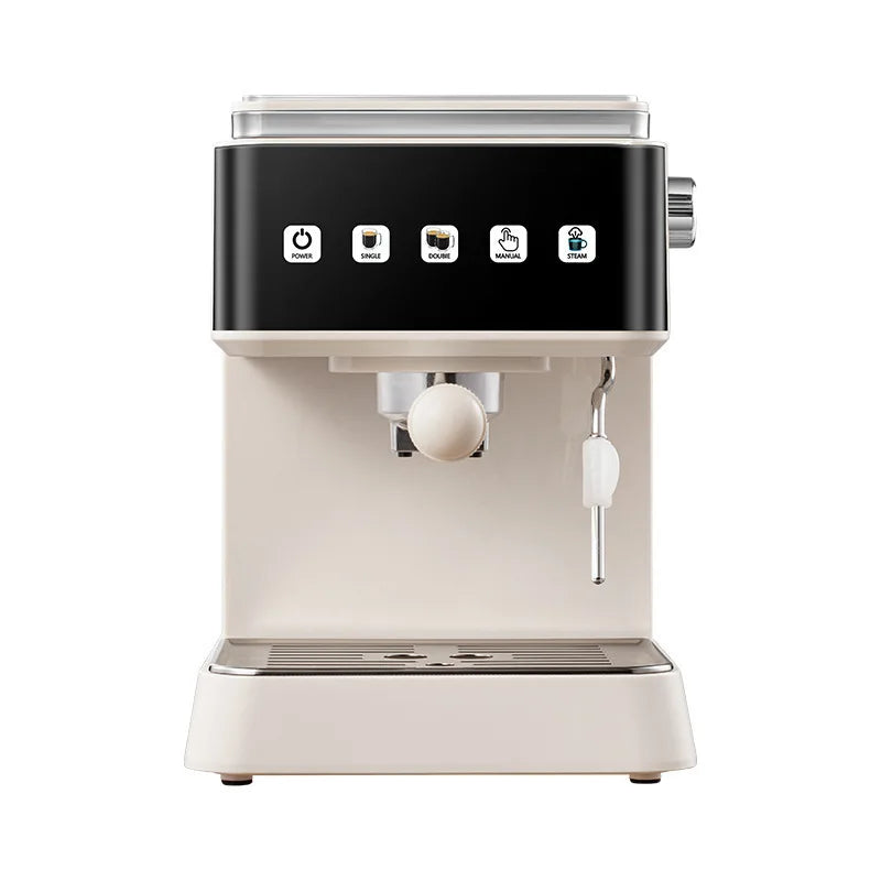 DUTRIEUX Semi-Automatic Espresso Machine – Grind & Froth Espresso Machine SPOT touch screen white EU