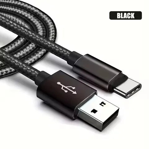 Nylon Braided USB-A to USB-C Fast Charging Cable 1m 2m 3m USB Charging Cable SPOT