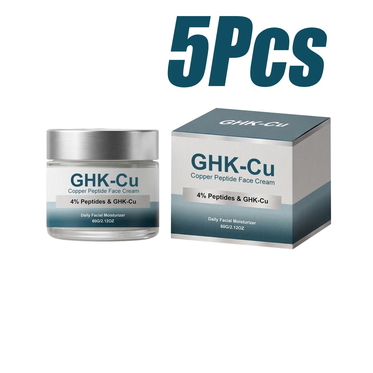 Hoygi Blue Copper Peptide Face Cream – Firming Night Moisturizer Peptide Face Cream SPOT 5 x 60g