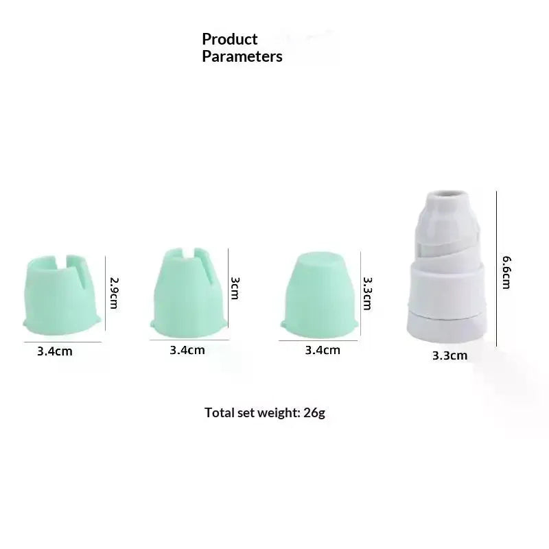 Cake Piping Nozzle Converter Set – Pastry Tip Adaptor Cake Decorating Tool SPOT