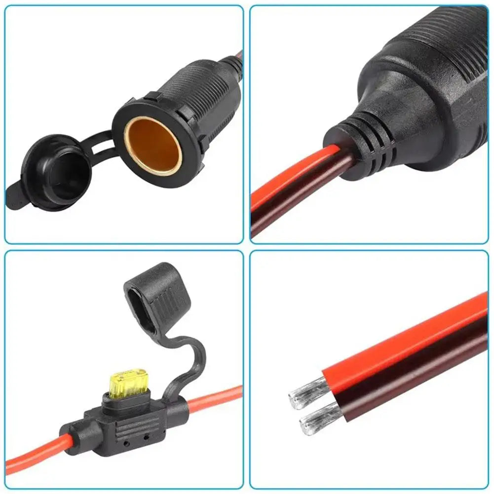 DC 12V Cigarette Lighter Socket Plug – Car, Bike & Truck Adapter Car Socket Adapter SPOT