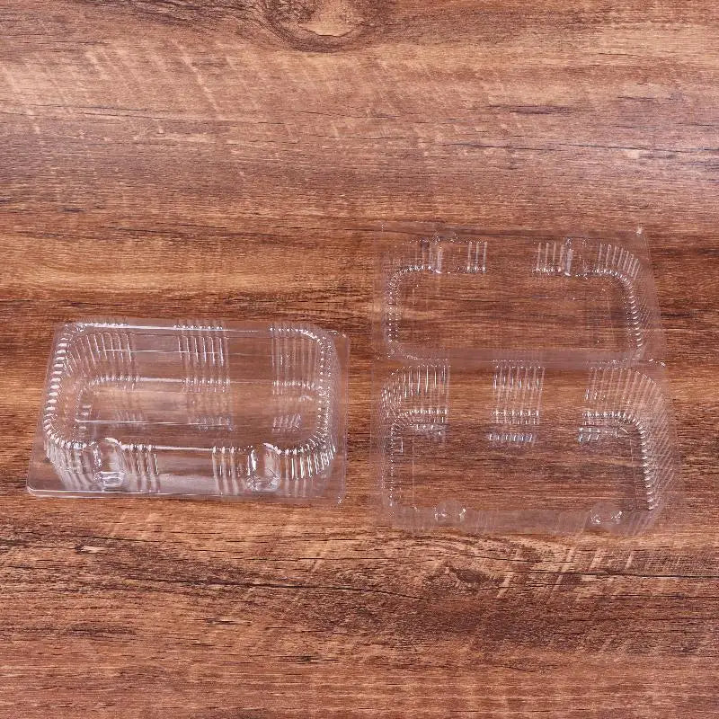 120-Pack Clear PET Food Containers – Cake, Sushi & Dessert Food Storage Containers SPOT