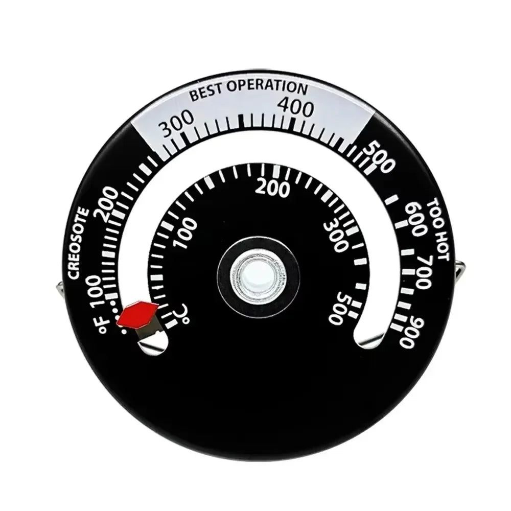 Magnetic Wood Stove Thermometer – Flue Pipe Temperature Gauge Stove Thermometer SPOT As Show