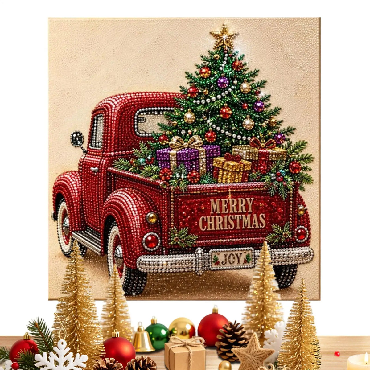 DIY Christmas Pearl Diamond Art Painting Kit | Beginner Craft DIY Art Craft Kit SPOT