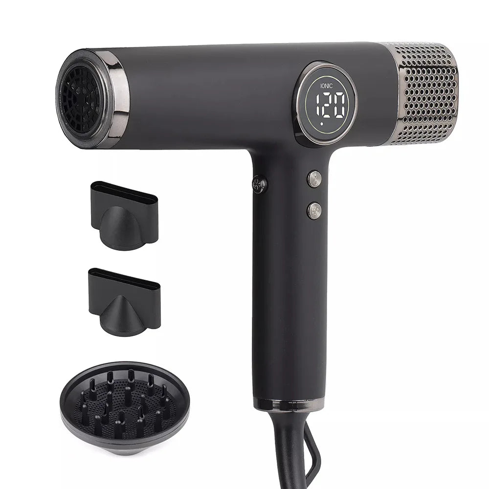 1800W Ionic Hair Dryer – 110,000 RPM Brushless Motor & Nozzles Ionic Hair Dryer SPOT