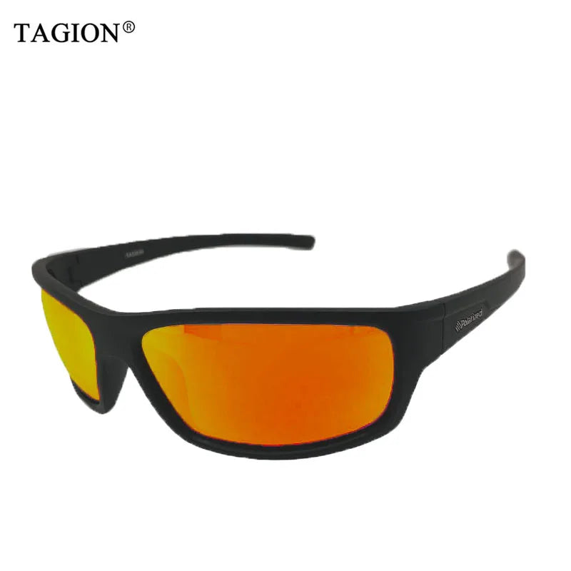 Men's Polarized Sport Sunglasses UV400 – Hiking & Driving Polarized Sunglasses SPOT A7 mattle gold