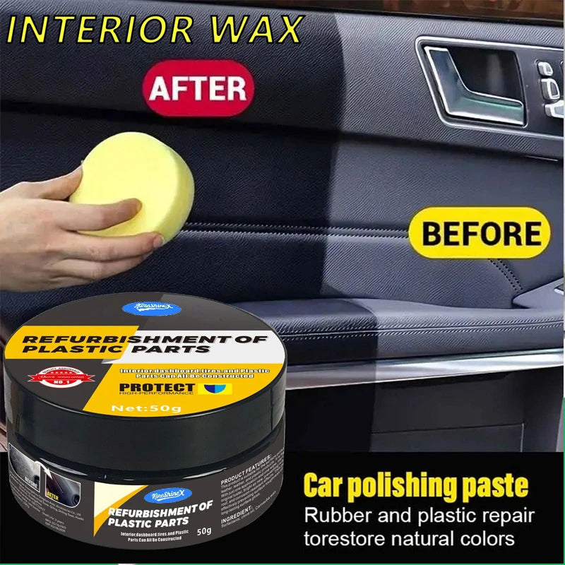 Automotive Plastic Polish Wax – Scratch & Anti-Aging Repair Plastic Polish Wax SPOT