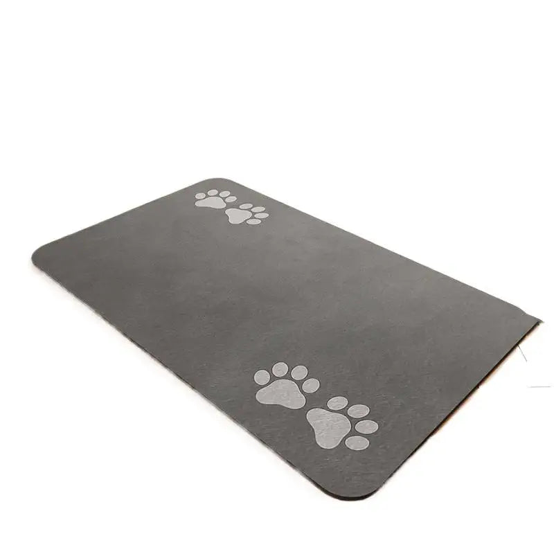 Absorbent Diatomaceous Pet Placemat – Non-Slip Food & Water Mat Pet Feeding Mat SPOT