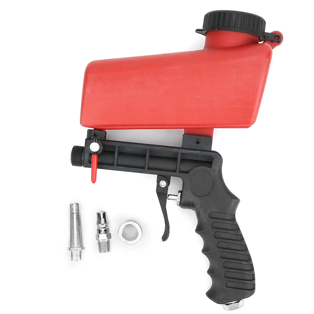 Adjustable Handheld Sandblasting Gun – Portable Gravity Blaster Sandblasting Gun SPOT As Show