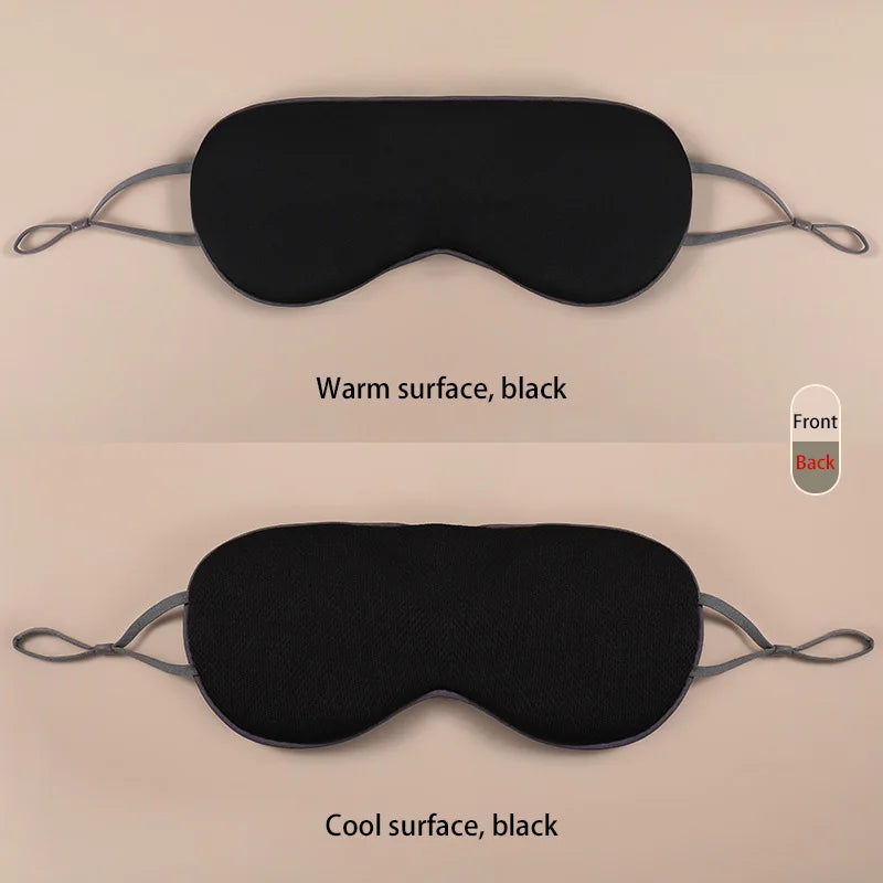 Korean Ice Silk Sleep Eye Mask – Dual-Use, Light Blocking Sleep Eye Mask SPOT D