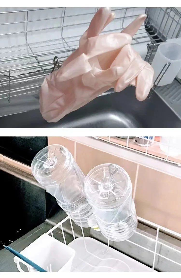 Stainless Steel Kitchen Glove Drying Rack with Cup Hooks Kitchen Drying Rack SPOT
