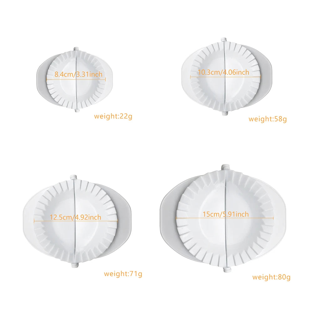 4-Size Dumpling Maker Press – Ravioli, Gyoza & Pie Mold Set Dumpling Press Mold SPOT