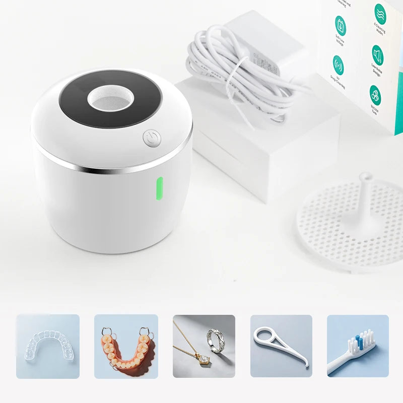 Ultrasonic UV Cleaner 200ML USB Powered – 45kHz Touch Control Ultrasonic Cleaner SPOT