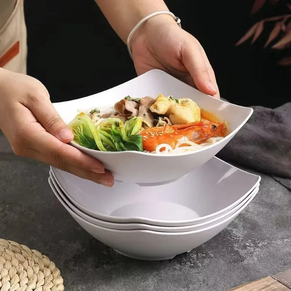 PP Deep Serving Bowls Set – Stackable & Unbreakable (6/10 Pcs) Serving Bowl Set SPOT