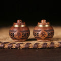 Wood Hollow Carved Aromatherapy Diffuser Bottle Car Pendant Aromatherapy Diffuser Pendant SPOT 1