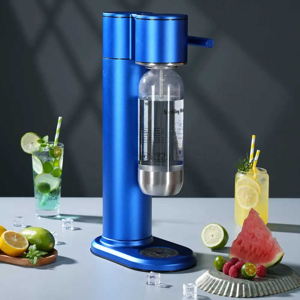 MENZSODA Sparkling Water Maker – 1L Aluminum Soda Machine Sparkling Water Maker SPOT