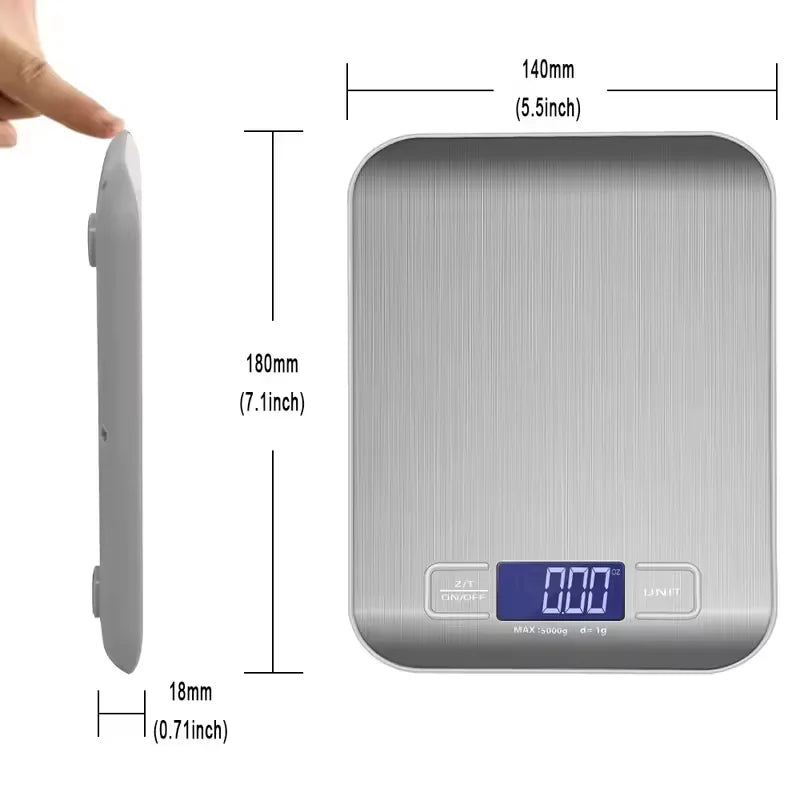 Kitchya Digital Kitchen Scale 10kg/0.1g – Precision Baking Scale Digital Kitchen Scale SPOT