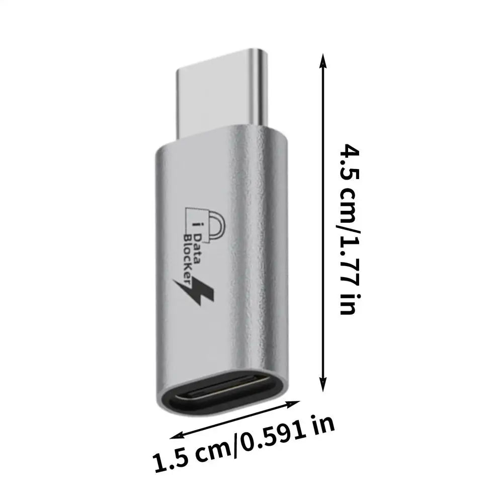 USB Data Blocker – Type-C & USB-A Juice Jacking Protector USB Security Adapter SPOT TypeC