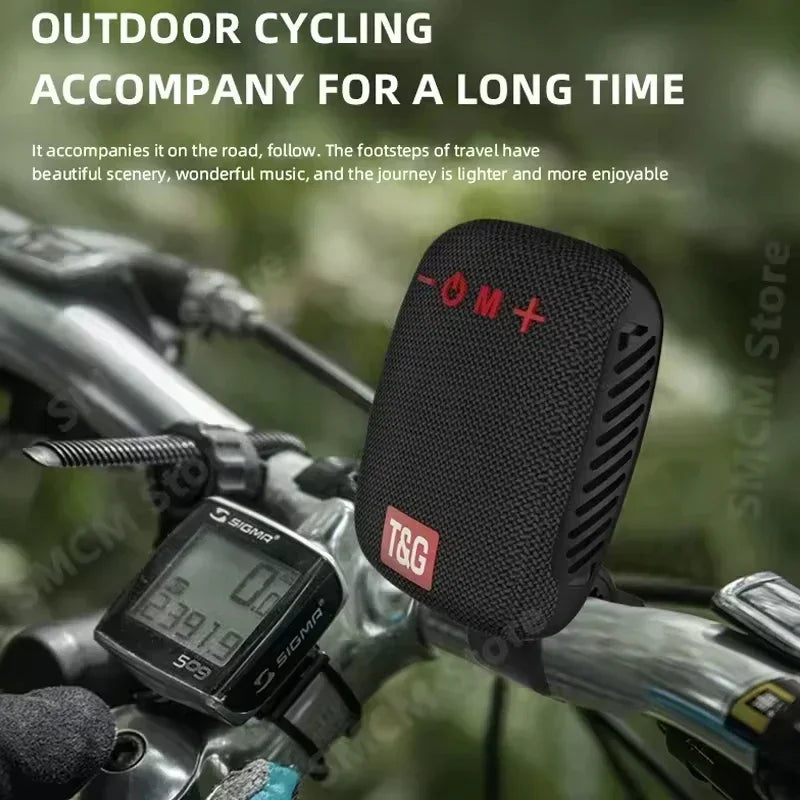 VIKEFON Portable Bluetooth Speaker IPX5 – Bike Mount & FM Radio Portable Bluetooth Speaker SPOT