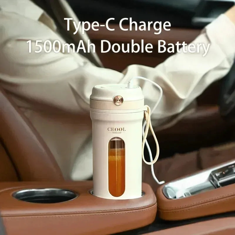 Portable USB-C Rechargeable Electric Blender Juicer – 350ml Portable Blender Cup SPOT