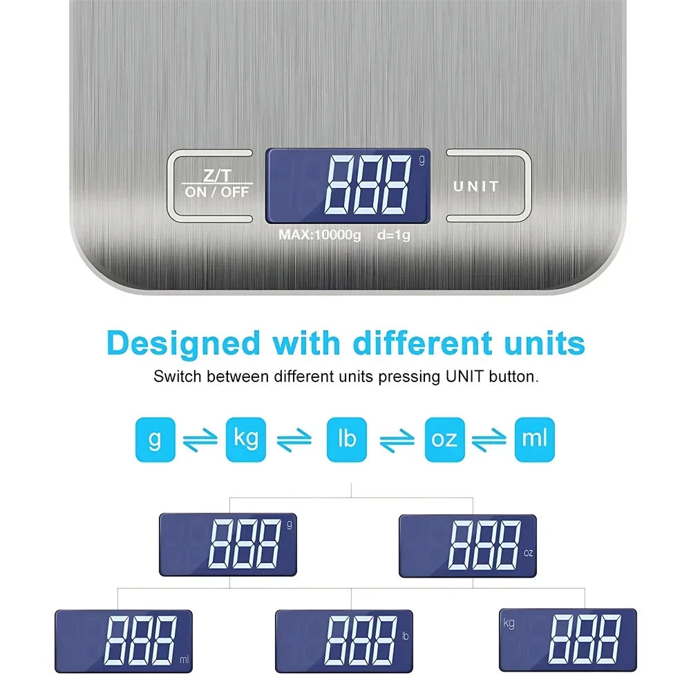 5kg Digital Kitchen Scale – Precise LED Food & Jewelry Weighing Digital Kitchen Scale SPOT