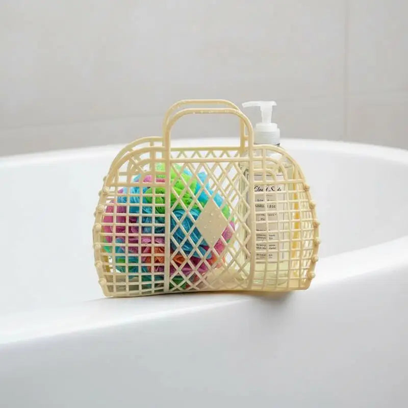 Hollow Plastic Storage Basket – BPA-Free PE Shower & Home Organizer Storage Basket SPOT